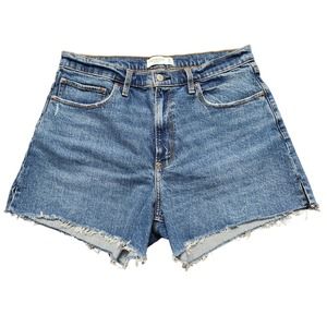 Abercrombie & Fitch The 4" Mom Curve Love High Rise Shorts Size 32
